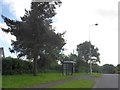 Bus shelter by A48 in St Nicholas