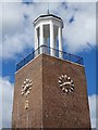 Clock tower on Castle Street, Worcester