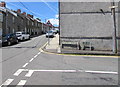 Junction of Usk Road and Church Street, Bargoed