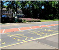 Cemetery Gates bus stop and shelter, Llantarnam Road, Cwmbran