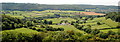 Uley Bury view over the Severn Vale, Uley, Gloucestershire 2014