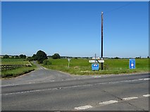 SP1427 : Crossroads near Condicote by Philip Halling