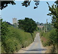 Gedgrave Road towards Orford