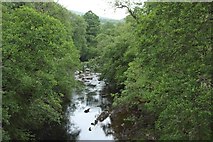 NN2481 : Looking downstream from Cour Bridge by Graham Robson