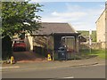 Bus stop and phone box, Thropton