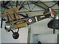 View of a Sopwith Camel F.1 in the RAF Museum