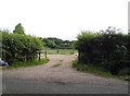 Field entrance on Forest Road