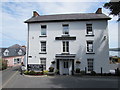 Black Lion hotel entrance, New Quay