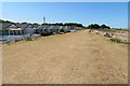 Path passing Dunster Beach Chalets