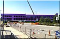 Construction- and road-works, Peglars Way, Swindon