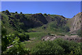 Disused quarry from Embsay railway train