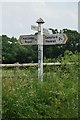 Modern Devon CC Fingerpost at Durleymoor Cross