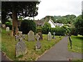 Churchyard at St Nicholas, Brushford