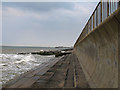 TM5177 : The Sea Wall at Easton Marshes, near Southwold by Roger Jones