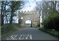 Gateway near Craster Tower