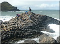C9444 : Rocky isle at Giant's Causeway by Humphrey Bolton