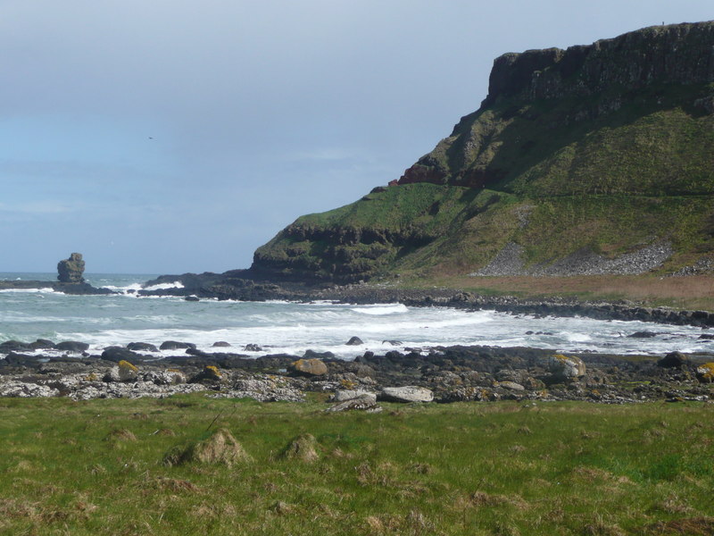 View of headland from the path eastwards... © Humphrey Bolton cc-by-sa ...