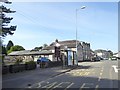 Bus shelter outside The Commercial, Killay