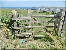 C9241 : Portballintrae, gate by Mike Faherty