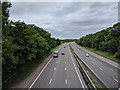 Looking north at the M6