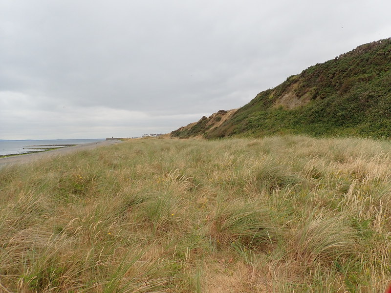 Raised beach and fossil cliffs East of... © Eric Jones cc-by-sa/2.0 ...