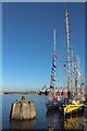 NZ4157 : Tall ships, Hudson Dock, Port of Sunderland by Graham Robson