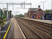 SD3238 : Layton railway station, Lancashire by Nigel Thompson