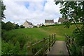 Footpath leading to new houses on Kings Road, Weldon