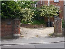 TL5338 : Saffron Walden, #3 London Road entrance by Brian Westlake