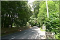 Gloucester Road (B4073) leading out of Painswick