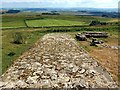 NY8070 : Foundations of east wall, Milecastle 35 by Andrew Curtis