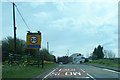 A68 at Castleside village boundary