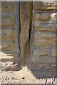 SE0623 : Eroded stonework on #1 Wakefield Road by Roger Templeman