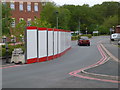SO8754 : Fence for construction site - Worcestershire Royal Hospital by Chris Allen