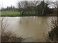 SP2965 : River Avon stays high because of rain, Warwick by Robin Stott