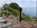 SN3860 : Old hand pump near the southern end of Rock Street, New Quay by Jaggery
