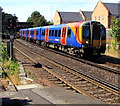 South Western Trains Class 450 EMU approaching Christchurch station