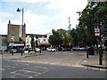 Bus stand in Highgate Village