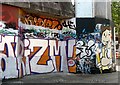 TG2209 : Sovereign House -  graffiti by Evelyn Simak