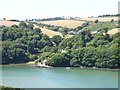 Boat house by River Avon below Hexdown