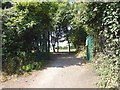 NZ2758 : Gate into the northern end of Ravensworth Golf Club by Oliver Dixon