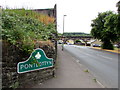 Pontlottyn boundary sign