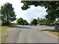 Road junction in Earl Sterndale