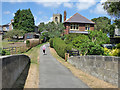 Railway footbridge in Leyburn