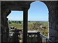 View from the stamps engine house Wheal Peevor