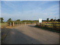 Gated track to Coppice Farm