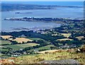 J2210 : The Greenore Peninsula from the east top of Barnavave by Eric Jones
