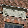 Ticknall Methodist Church, datestone