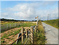 Footpath leaves the Herefordshire Trail