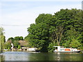 The channel between Taggs Island and Ash Island